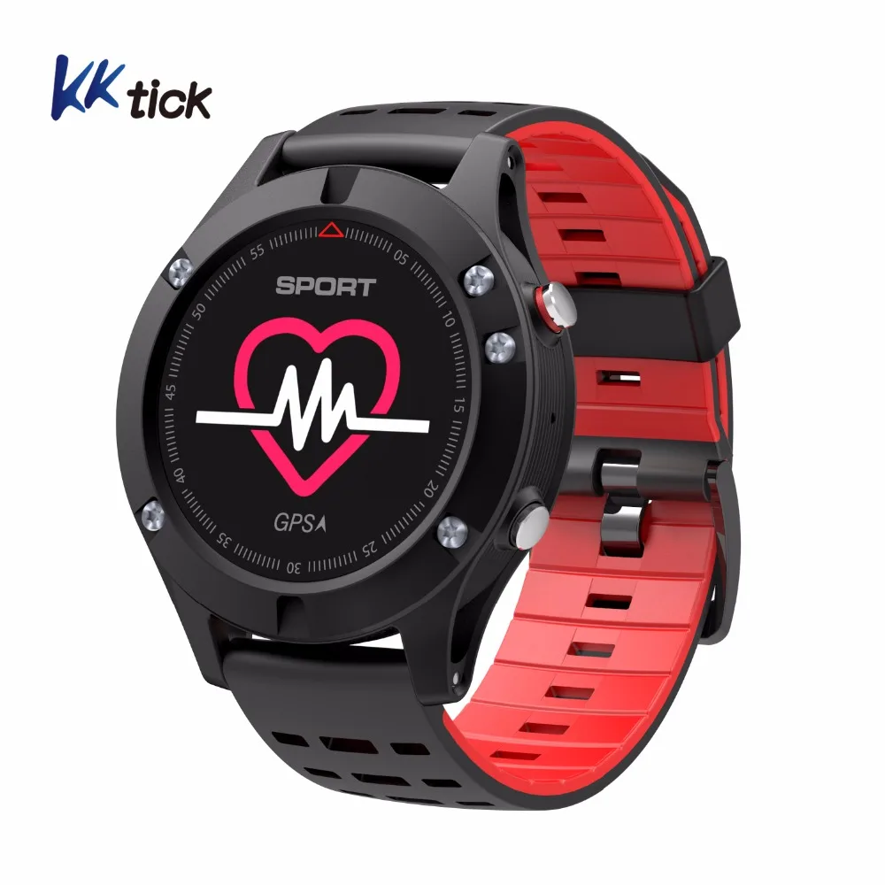 

KKTICK F5 GPS Smart watch Wearable Devices Activity Tracker Bluetooth 4.2 Altimeter Barometer Thermometer GPS Sport watch