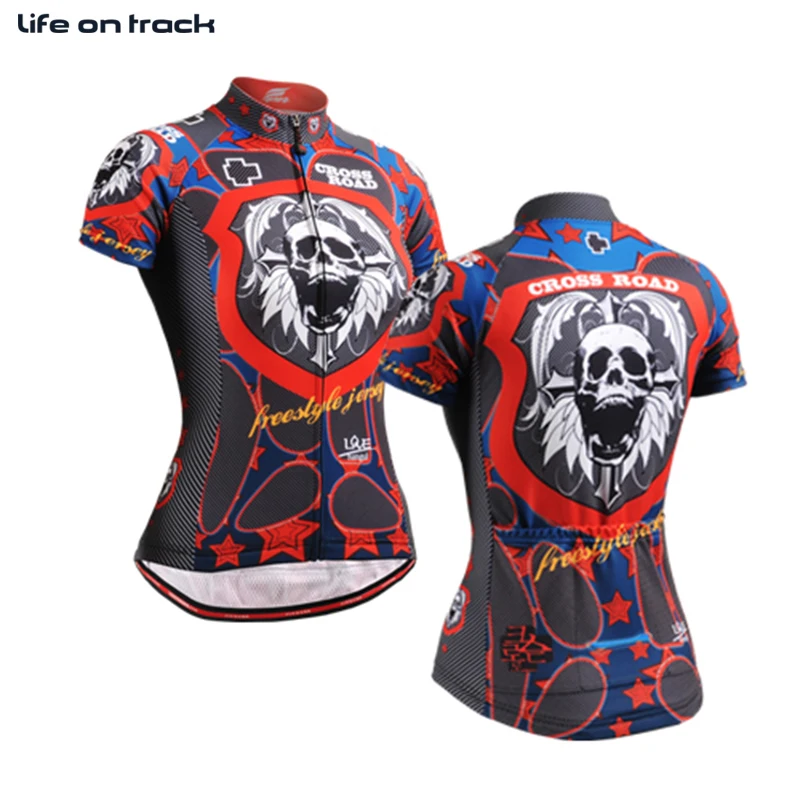 

2016 Women Cycling Jacket Clothing Short Sleeve Tops Breathable Quick Dry For Outdoor Sports Jersey Female Clothes Running S-2XL