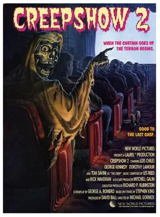 Постер из фильма &quotcreepshow&quot LOIS CHILES Джордж Кеннеди ужас жуткий КАМПИ Шелковый