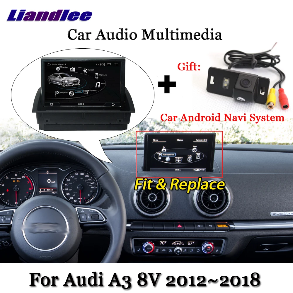 Liandlee автомобильная система Android для Audi A3 8V 2012~ стерео радио ТВ Carplay камера gps Navi Навигация BT HD экран мультимедиа