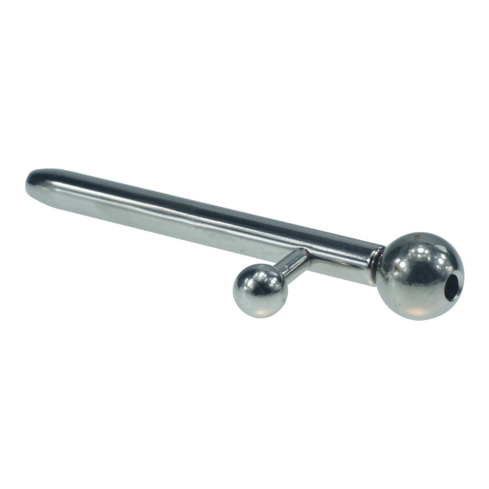 stainless steel urethral sound Prince Wand Curved penis plug tube sex toy for men