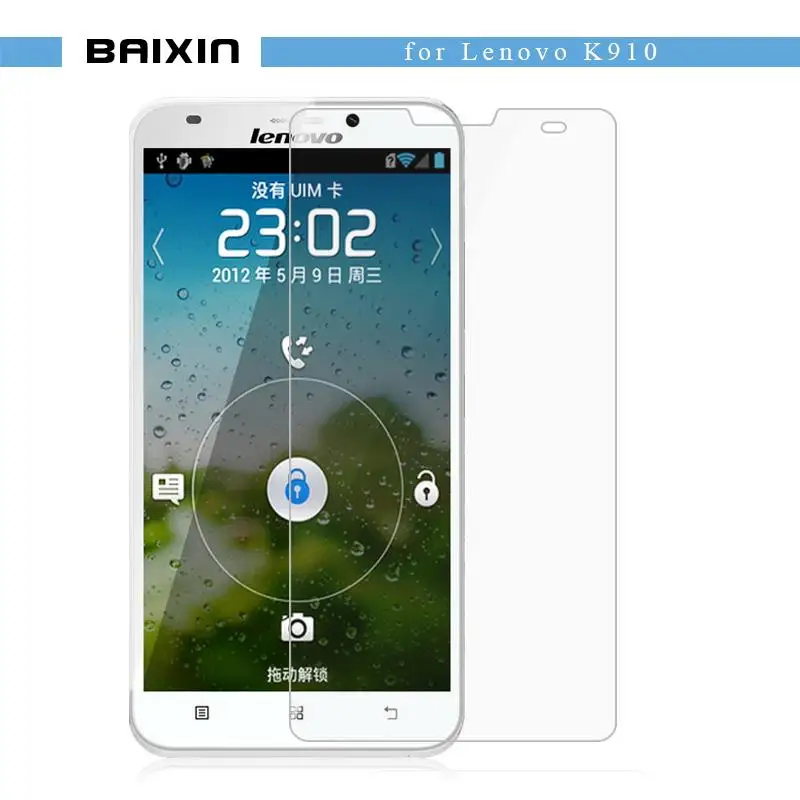 

0.3mm 9H 2.5D Explosion-Proof Tempered Glass Film For Lenovo K910 VIBE Z High Transparent Screen Protector Film free shipping