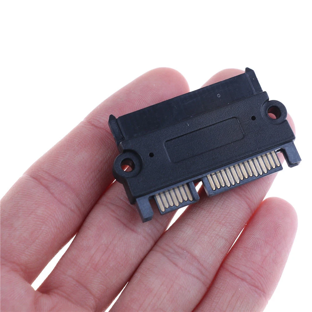 Новинка 2019 22Pin 7 + 15 Pin штекер для SATA гнездо Конвертор M/F адаптер SAS SN|Компьютерные