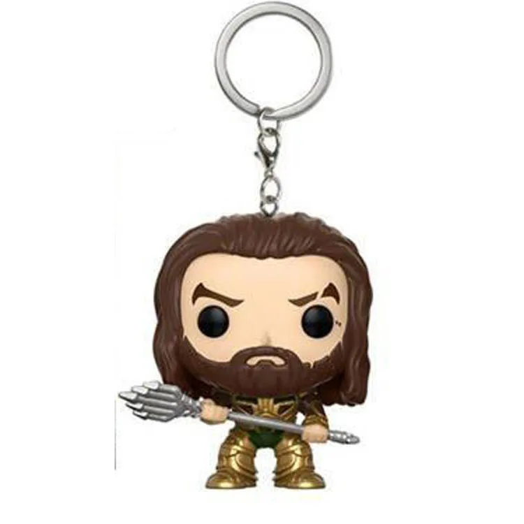 50 шт./лот Бесплатная доставка DC Aquaman Лига Справедливости персонаж милый брелок