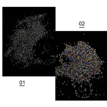 Хрустальные AB стеклянные икры бусины Блестящие Стразы для ногтей Дизайн ногтей украшения крошечные 3D микро-бусины MJZ1077