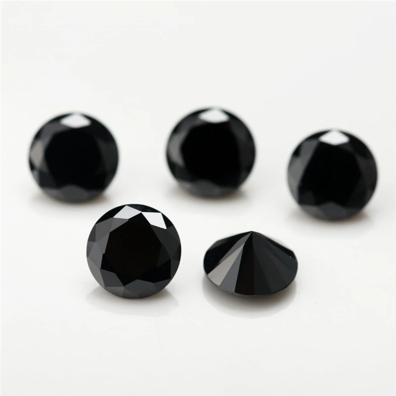 1mm~3.75mm Round-Black-Cubic-Zirconia-7 (3)