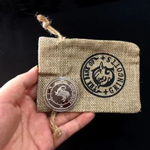 Харри Поттер Хогвартс Гринготтс банк монета Косплей коллекция монеты волшебство мир благородный Хэллоуин Рождественские подарки 3D серебро