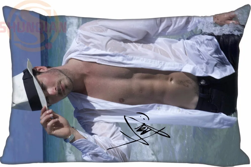 

P#J23 Custom Ian Somerhalder Rectangle Pillowcase zipper Classic Pillow Case size 30X60cm&40X60cm W#1121Y-V23