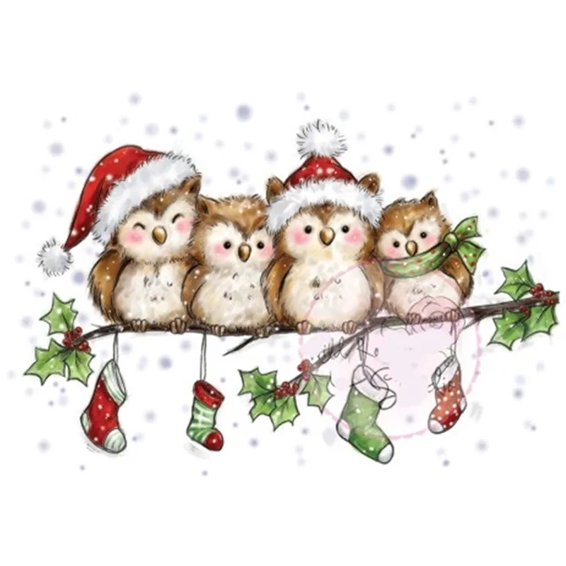 

Transparent Clear Silicone Stamps for DIY Scrapbooking Card Making diy photo Roller album Decorative owl Stamp