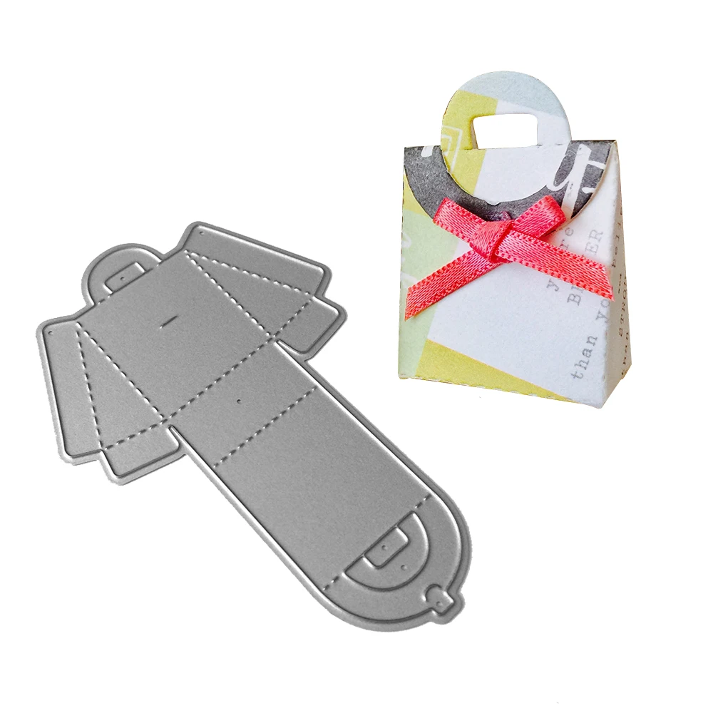

64*95mm Candy PresentBox Frame Set Metal Cutting Dies CUT 3D DIY Scrapbooking Carbon Craft Die Photo Invitation Cards Decoration