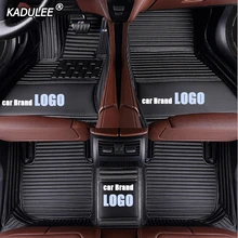 KADULEE автомобильный напольный коврик для ног для honda accord crv CR-V jazz fit city civic CRZ UR-V INSPIRE сделать на заказ напольный коврик авто аксессуары