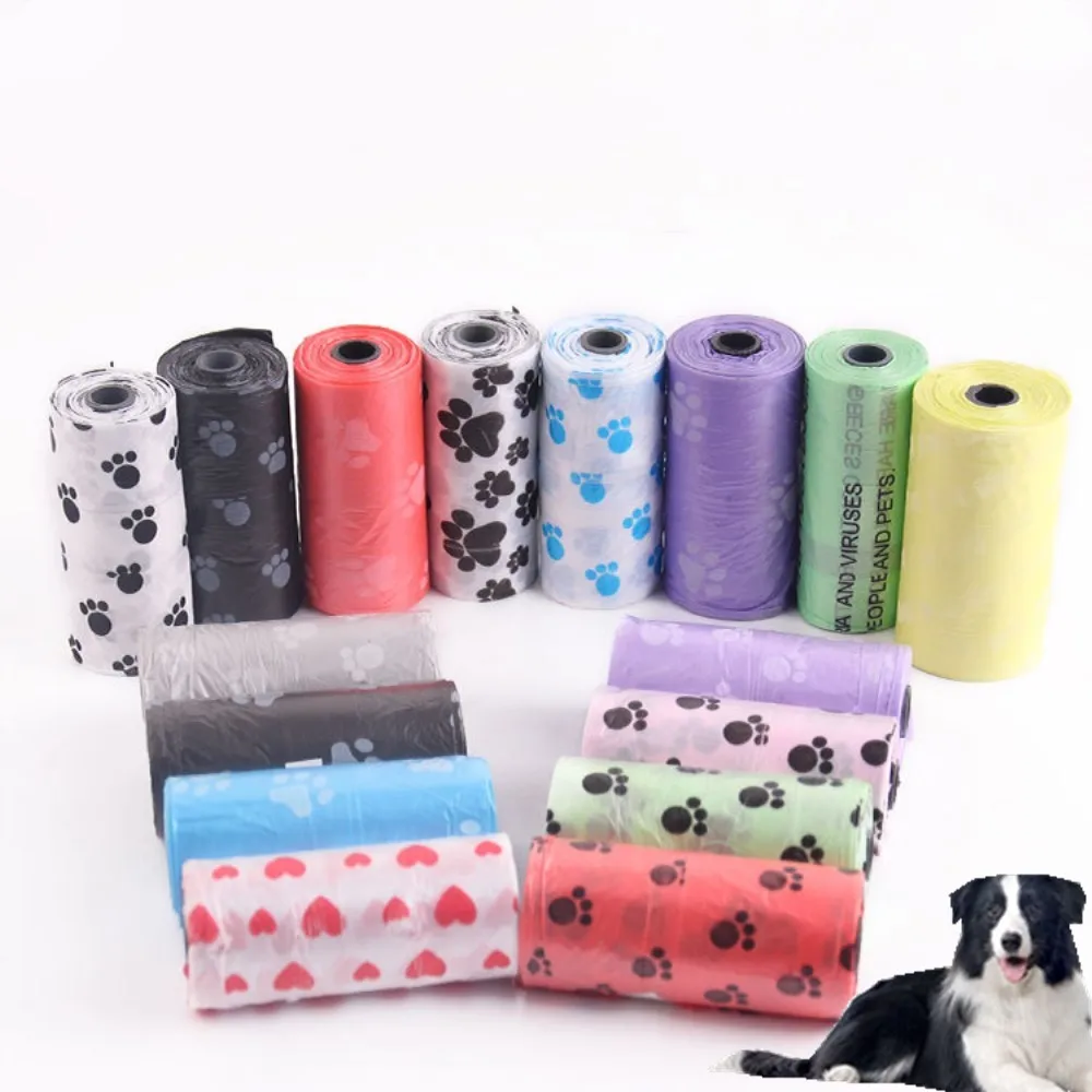10 roll Degradable Pet Product For Dog Garbage Poop Bags For Cleaning