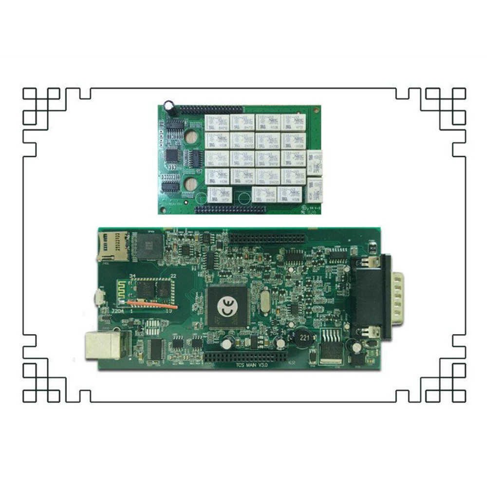 Лидер продаж мульти Автомобиль Diag MVD VD TCS CDP PRO 2015R3 с Bluetooth зеленая печатная плата v3.0