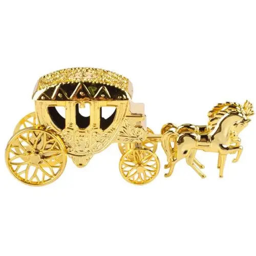 

1 Pc Pumpkin Car Shape Carriage Candy Sweet Box Chocolate Boxes Wedding Party Anniversary Decorative Vintage Fancy Fairy