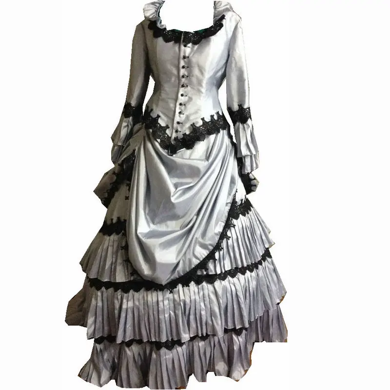 

On sale D-113 Victorian Gothic/Civil War Southern Belle Ball Gown Dress Halloween Theater Edwardian dresses Sz US 6-26 XS-6XL