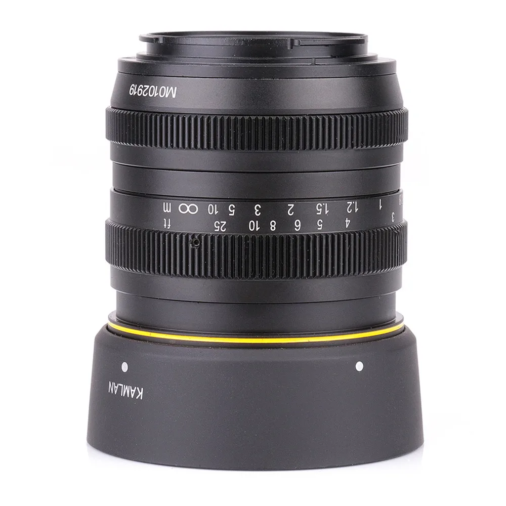 Kamlan 50 мм F1.1 APS-C Большая диафрагма объектив с ручной фокусировкой для canon eos m