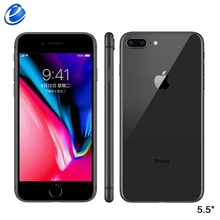 기존 apple iphone 8 plus hexa core ios 3 gb ram 64/256 gb rom 5.5 인치 핸드폰 12mp 지문 2691 mah lte 휴대 전화(China)