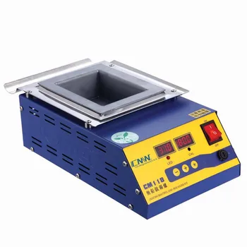 

Square high temperature lead free soldering pot titanium solder furnace tin melting digital display 220V 110V CM-118 0-600C 600W