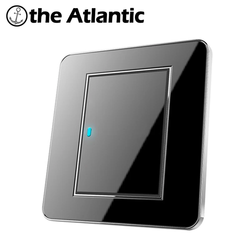 Atlantic Brand New Arrival 1 Gang 2 Way Free Click Push Button Wall