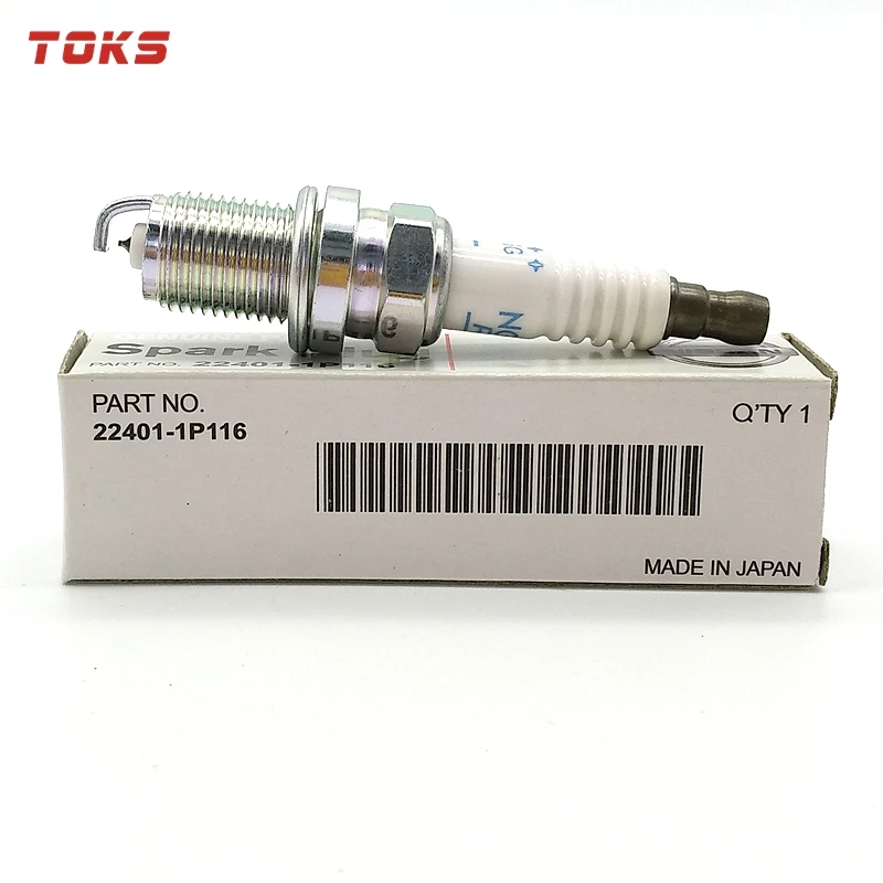 

TOKS 4-6pcs PFR6G11 Iridium Spark Plug 22401-1P116 PFR6G-11 for Nissan Maxima Primera for Opel Frontera for Honda NSX Legend