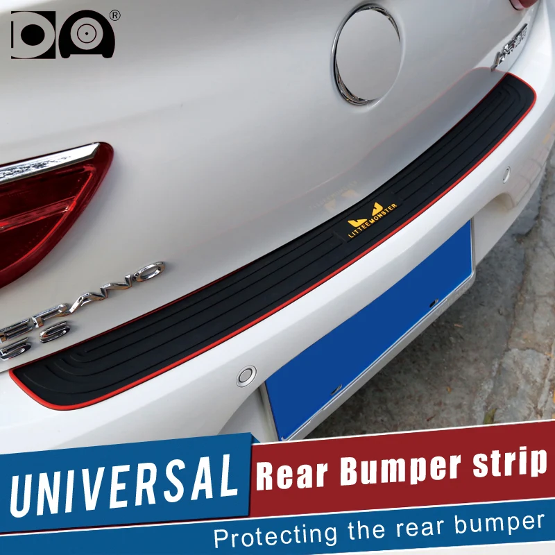 

Rubber trunk trim for car Exterior parts Rear bumper protector fit for Skoda Octavia Superb Fabia Yeti Rapid Citigo Roomster