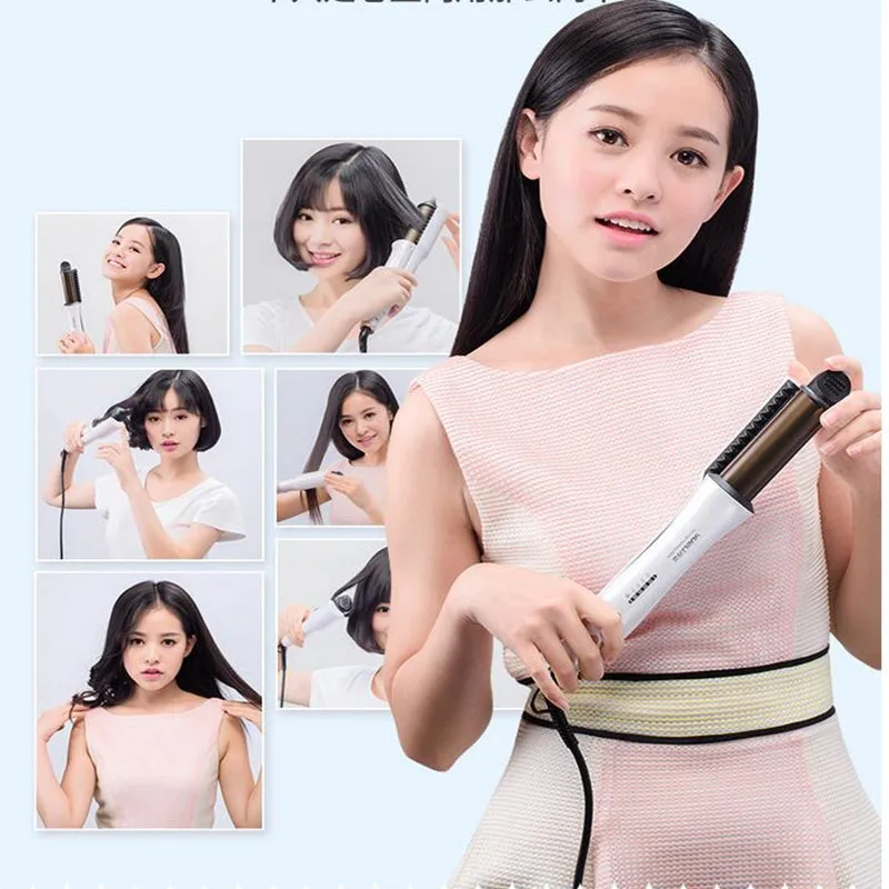 32 мм 2 Цвет доступны Электрический бигуди для волос Интеллектуальный 220 В Керамика выпрямитель для волос, щипцы для завивки волос для