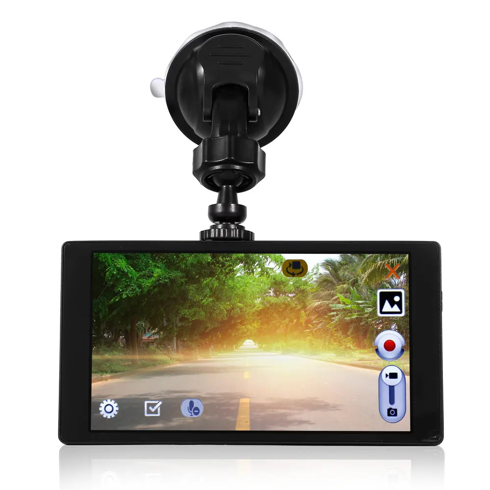 

Dpower D05 Highlight Touch Screen Driving Recorder Mirror + GPS Tracking GPS Navigation Loop Recording Night Vision