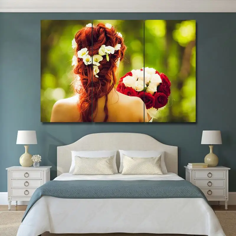 

HD modern decorative painting bouquet beauty wall art canvas painting poster and printed for living room decoration painting