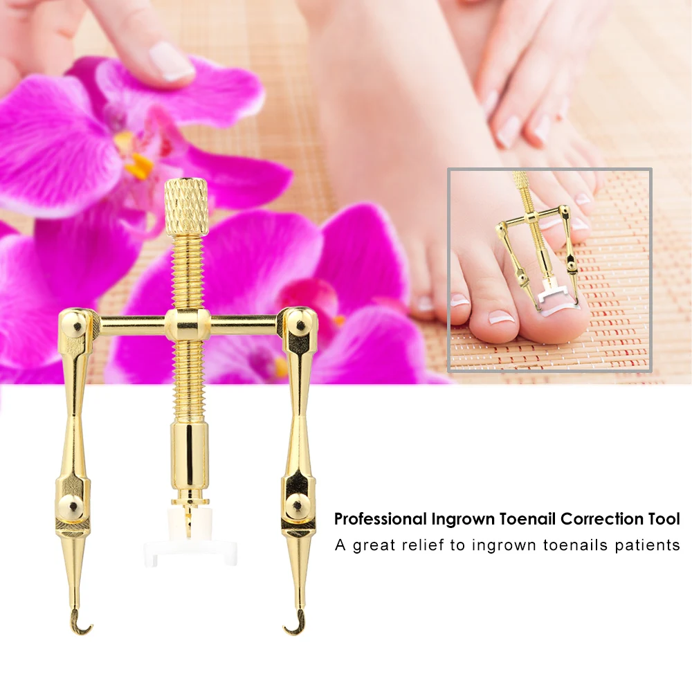 

Professional Stainless Steel Ingrown Toenail Correction Tool Set Ingrown Toenails Lifter Nail Treatment Pedicure Tool Set