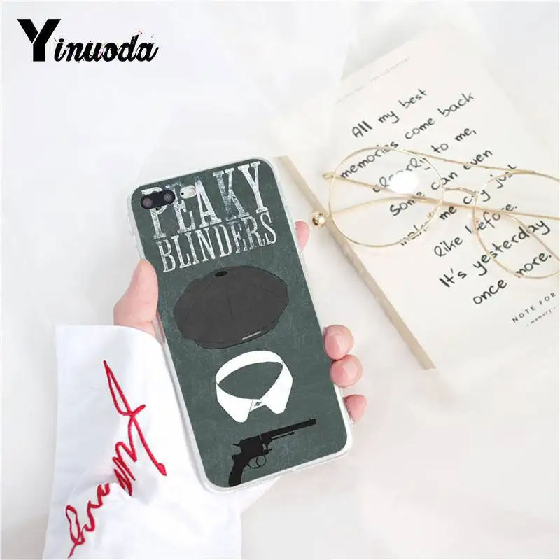 Yinuoda острые козырьки Coque PEAKY blinds шаблон мягкий чехол для телефона для iPhone 8 7 6 6S Plus X XS MAX 5 5S SE XR 11 11pro 11promax