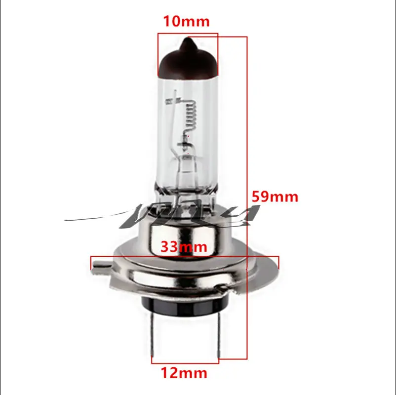 2pcs H7 24V 70W 4300K Yellow Fog Halogen Bulb light running Car Head Light Lamp car styling car light source parking day 4