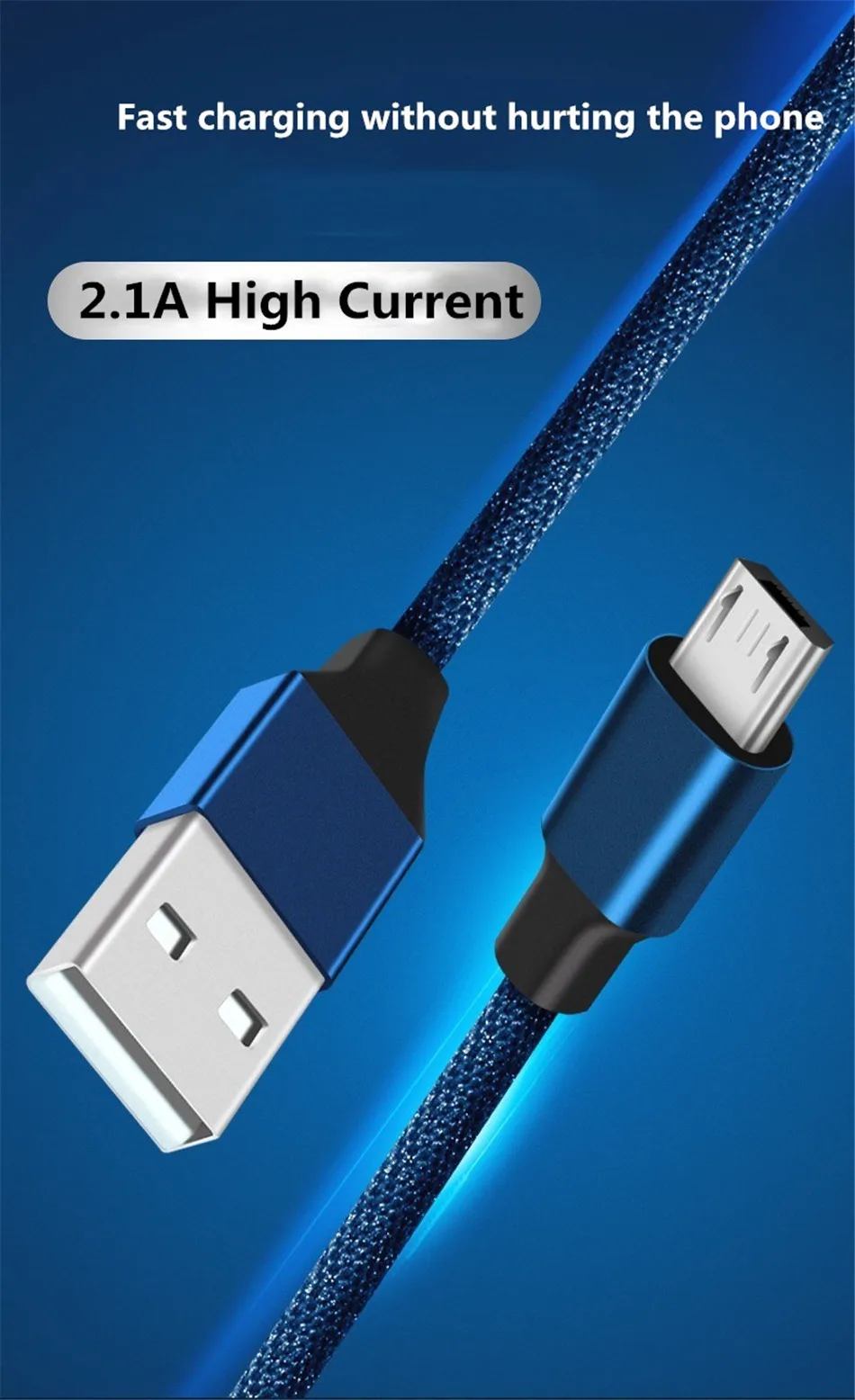 NOHON 5V2.2A Micro USB Cable For Samsung Galaxy S7 S6 For Xiaomi Redmi 4X 4A Mobile Phone Cables Micro USB Data Sync Charge 1M (1)