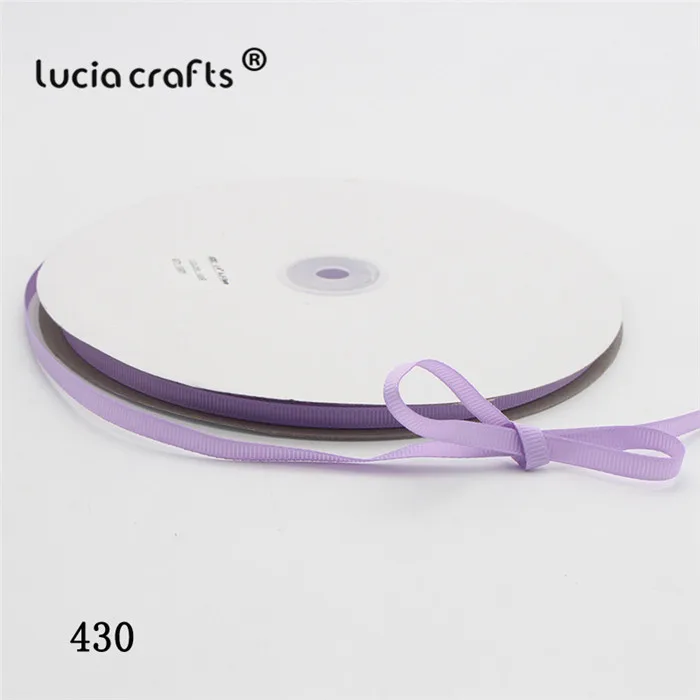 Lucia Crafts 100y 6 мм многоцветные корсажные ленты бант поделки Сделай Сам шитье ручной работы упаковочные материалы аксессуары 040054279 - Цвет: 430 Light Purple