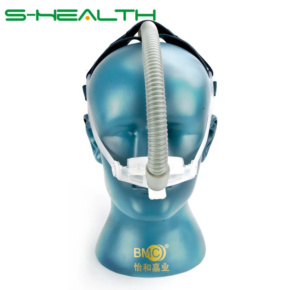 

BMC WNP Nasal Pillows CPAP Mask 03 Health Care Mini Silicon Gel Size SML Cushion Medical Sleep Mask Anti Snoring Health & Beauty