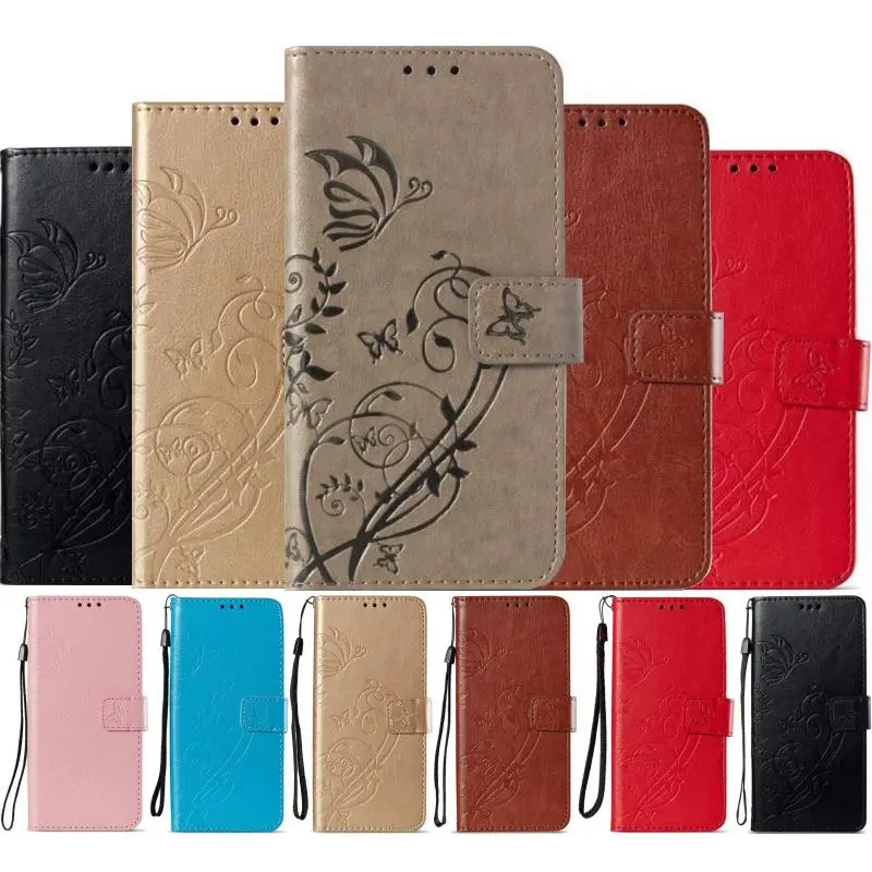 

Flip Case For Samsung Galaxy S10E S10 S9 S8 S7 S6 Edge A6 A8 J4 J6 Plus j7 2018 A70 Single Color Luxury Retro Wallet Cover DP03E