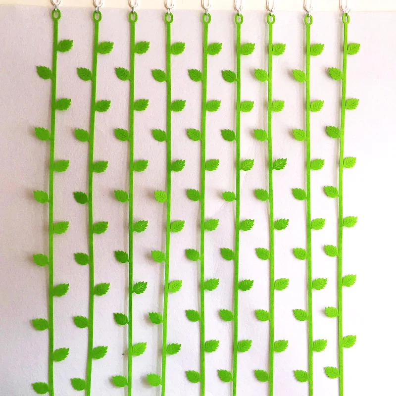 

5Pcs/Lot Willow Felt Cutting Lancet Decoration Non-Woven Cloth Felts Kindergarten Kids Room Decoration Stickers Kids Diy Jewelry