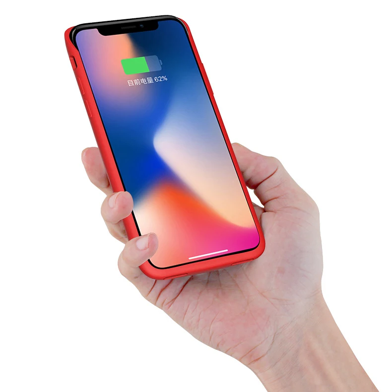 High Capacity 4000Mah Phone Battery Charger Case For iPhone X Power Bank Charger Case Support Headphone Audio Wholesale