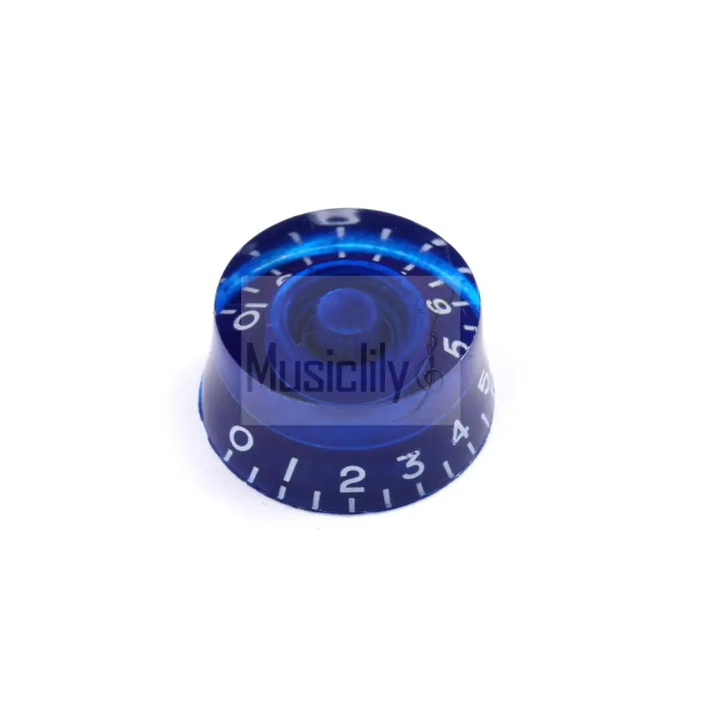 

Set of 4Pcs Dark Blue Plastic Speed Control Knobs For Gibson Les Paul LP Guitar