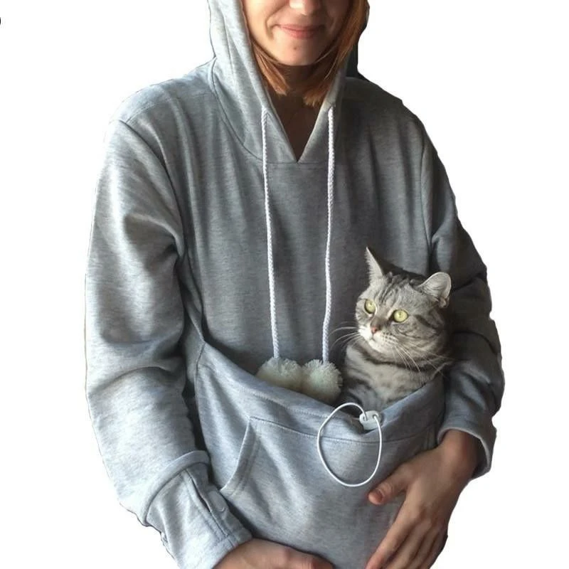 

Cat Dog Pet Casual Unisex Kangaroo Coat Hoodie Japanese Kangaroo Casual Loose Hoodie Sweatershirts 2018