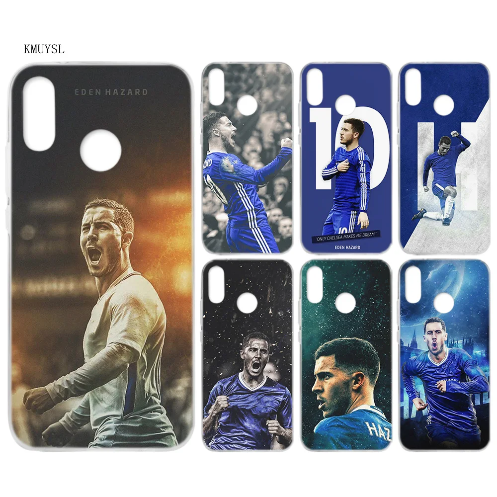 

KMUYSL Eden Hazard EH11 TPU Clear Soft Case Cover for Huawei P20 P10 P8 P9 Mate 10 Lite 2017 P Smart Mini Pro