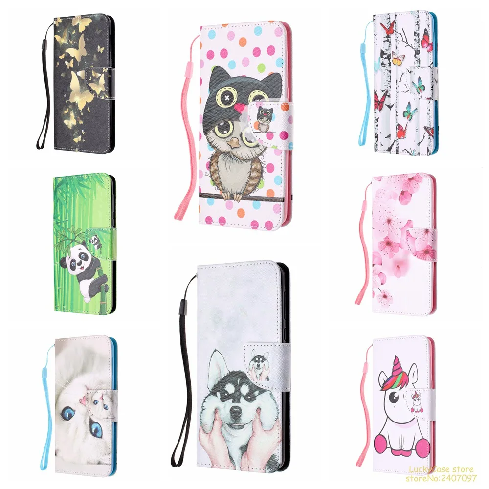 High quality Luxury PU Leather wallet phone case For Redmi 4X Magnetic Painted Full cover cases hoesje kryt etui fundas | Мобильные