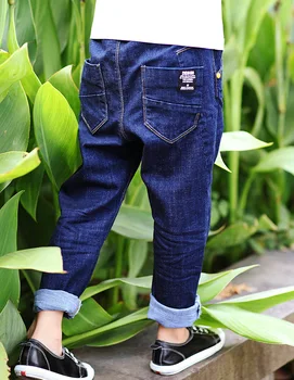

New 2017 children clothing soft denim jeans pants boy leisure trousers kids children denim boys jeans pants boys harem pants