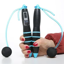 Adjustable Digital Cordless Speed Skipping Ropes Jump Rope With LCD Calorie Counter Jumping Rope For Training Fitness