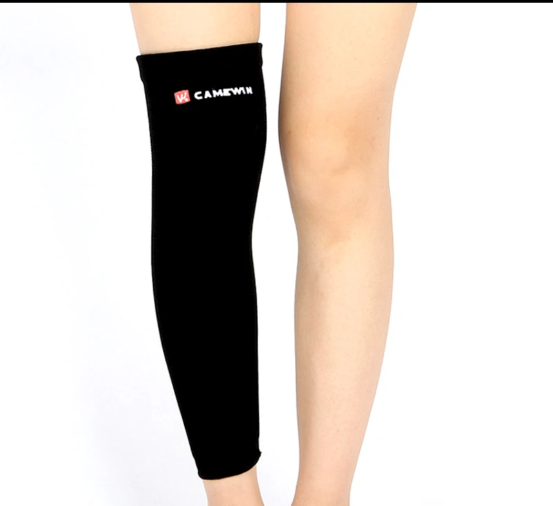 CAMEWIN, 1 шт., удлиненные наколенники для мужчин и женщин, баскетбольный бадминтон, защита колена, высокая эластичность колена, поддержка, сохраняющая тепло