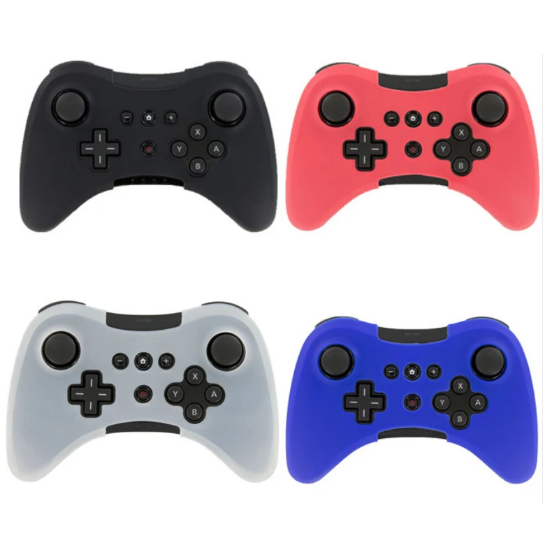 Free Shipping Soft Silicone Skin Case for Wii U Pro Controllerin