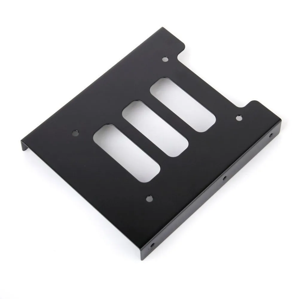 

F17854 2.5" SSD HDD To 3.5" Black Mounting Adapter Bracket Dock Hard Drive Holder with Screws for PC