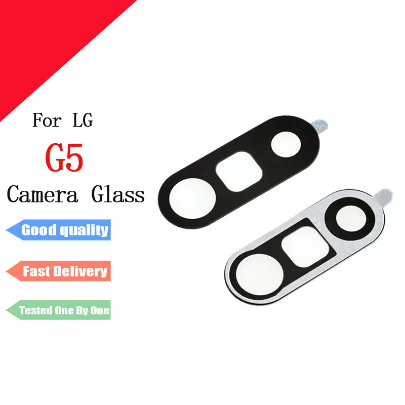 

New Rear Back Camera Glass Lens Cover With Sticker Adhesive For LG G5 H850 H820 H830 VS987 LS992 Replacement