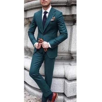 

Terno Tuxdeo Men Suits For Wedding 2Pieces(Jacket+Pant+Tie) Fashion Costume Homme Terno Masculino Men Groom Blazer