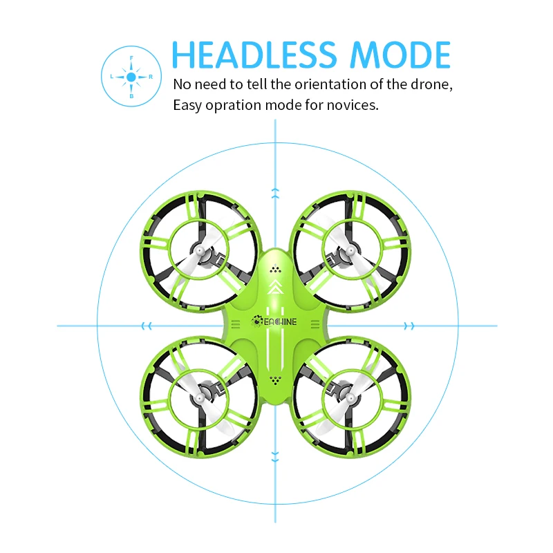 Eachine E016H мини-Квадрокоптер RTF RC с режимом удержания головы 8 минут время полета 2,4G маленький подарок детские игрушки