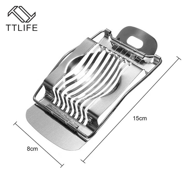 TTLIFE нержавеющая сталь яйцо слайсер Многофункциональный кухонный яйцо резак Sectione Резак Фруктовый гриб резак для томатов кухонный гаджет